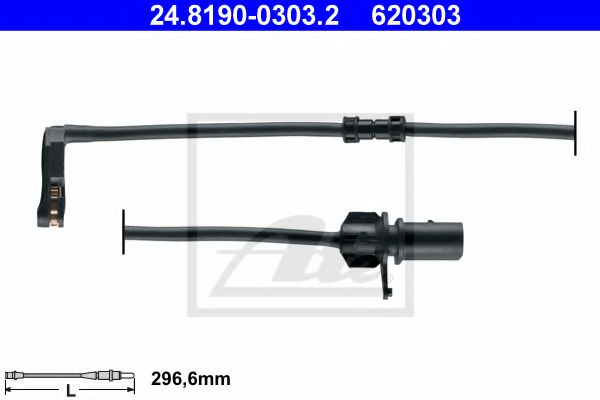 senzor de avertizare,uzura placute de frana