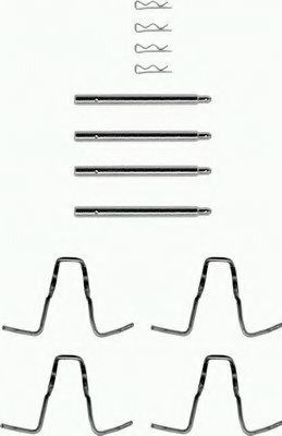 Set accesorii, placute frana