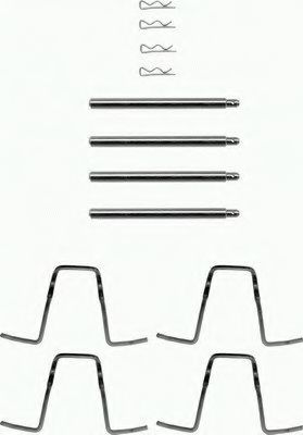 Set accesorii, placute frana