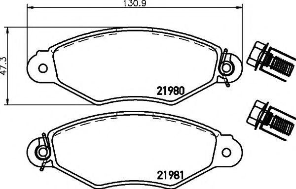 Set frana, frana disc
