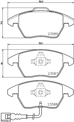 Set frana, frana disc