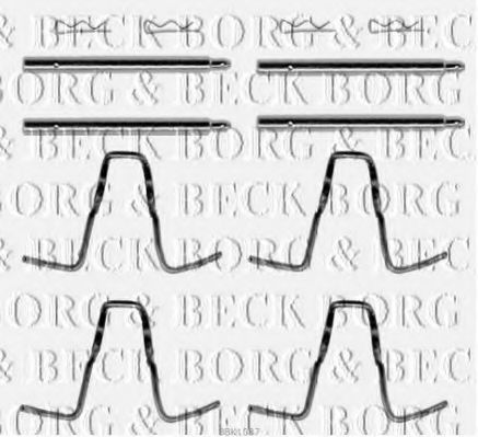 Set accesorii, placute frana